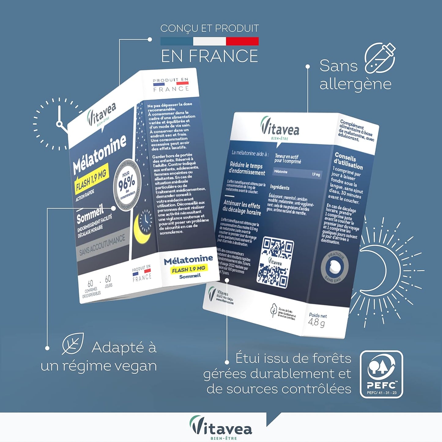 Vitavea Bien-être Melatonin Flash